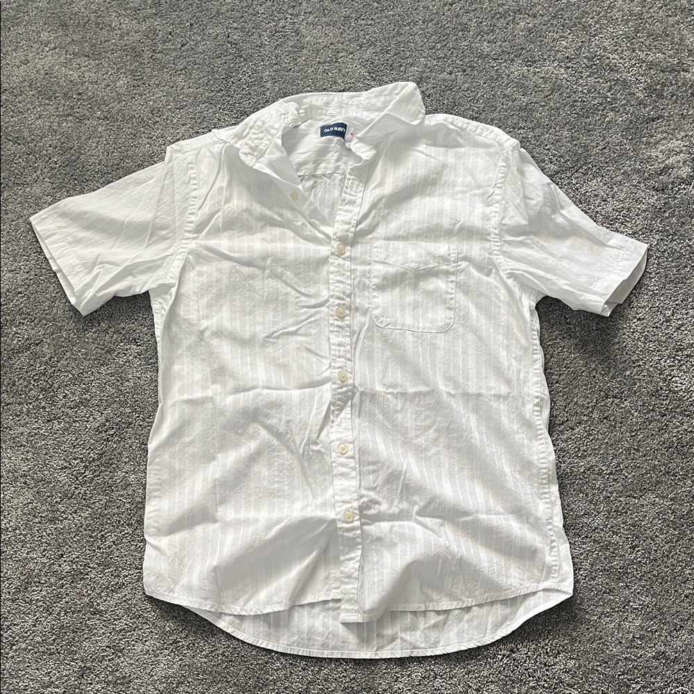 Old Navy Crisp White Button-Down Shirt